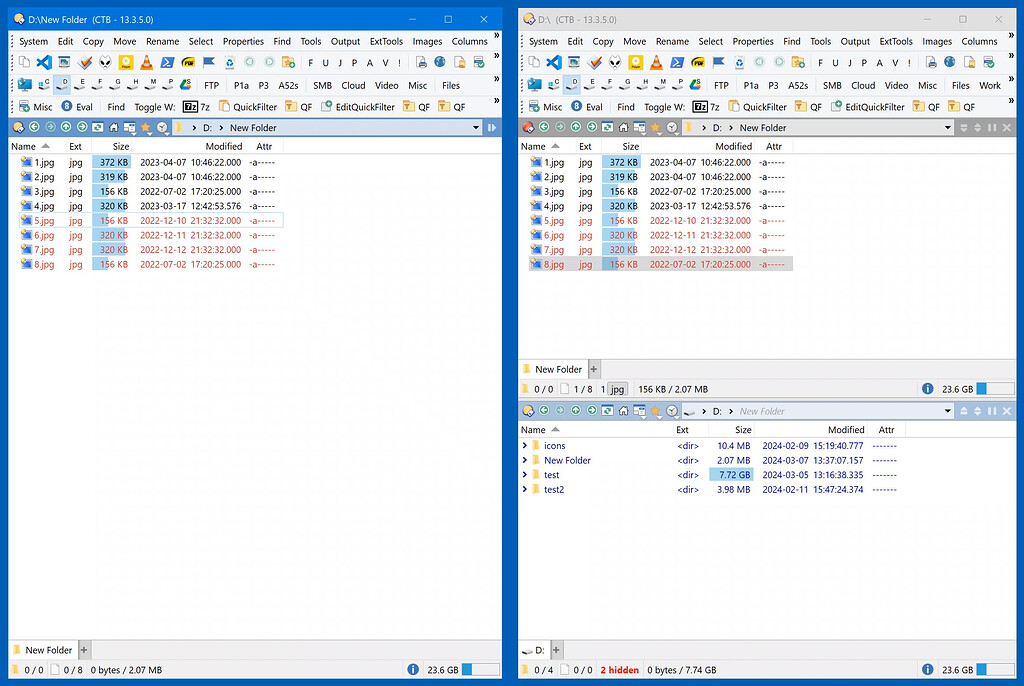 Eval Filter Bar Doesn T React To Incoming Files Help Support