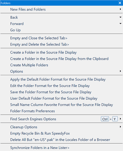 4-Folders Context Menu