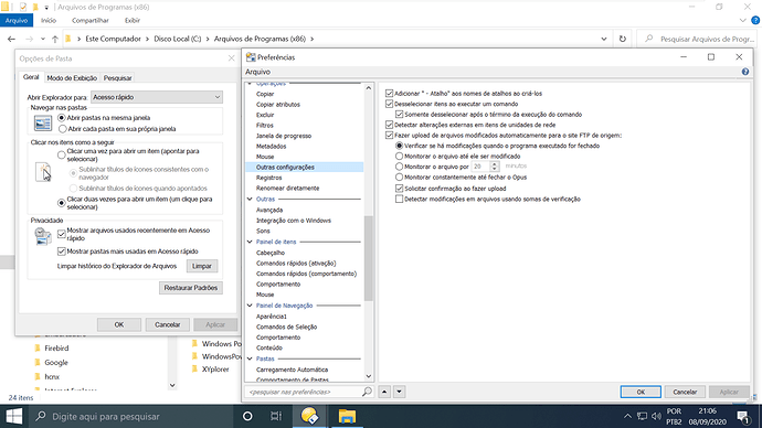 Windows Explorer Config
