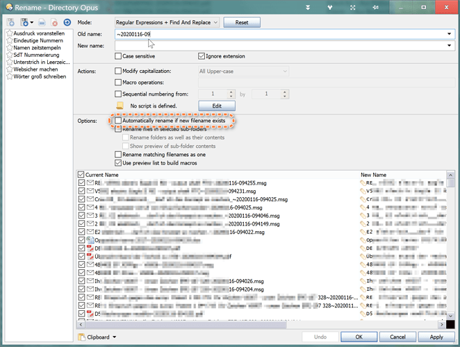 excel mass rename