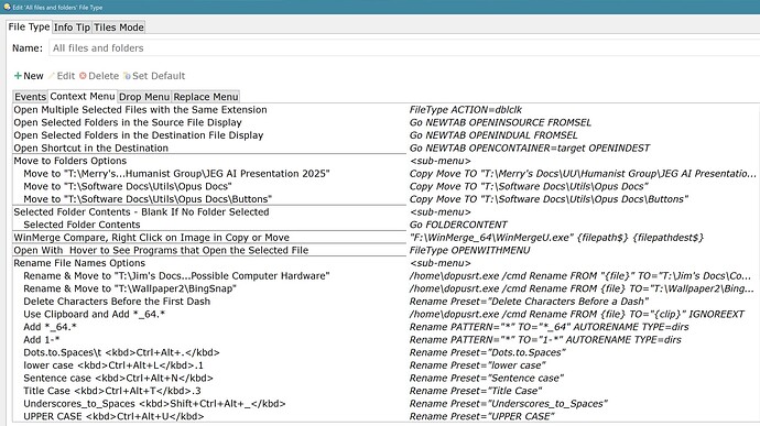 File Type All Files and Folders 1