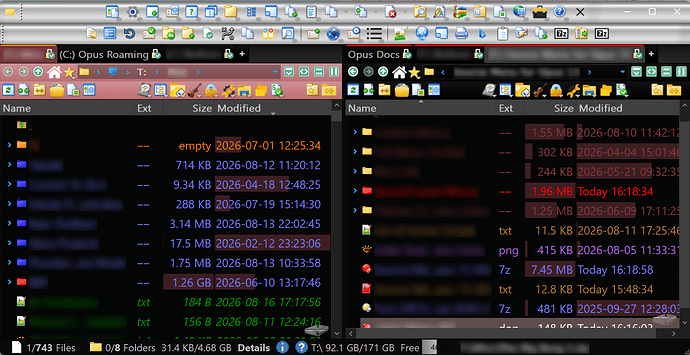 Lister Source Menu Icons Dark