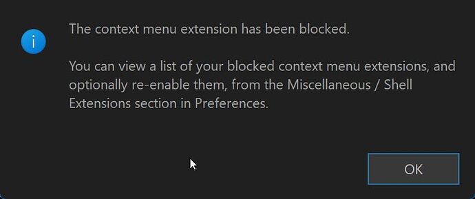 Dopus Pop-up after error message
