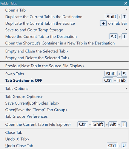 5-Folder Tabs Context Menu