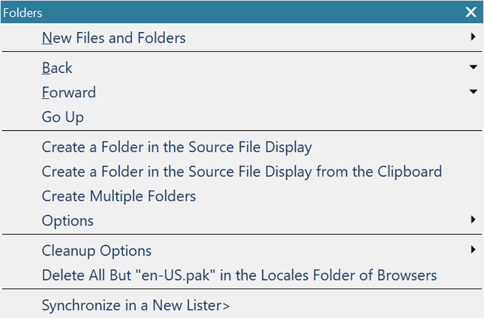 4-Folders Context Menu