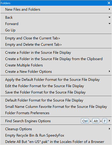 4-Folders Context Menu