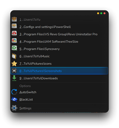 recusrsive favorites