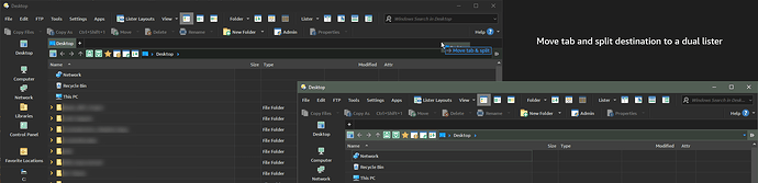 Tab Moving Feature Request