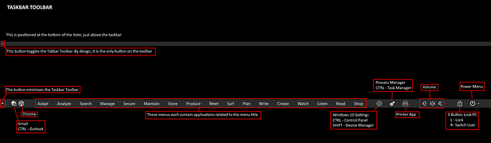 Taskbar Toolbar