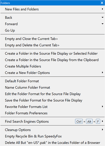 4-Folders Context Menu