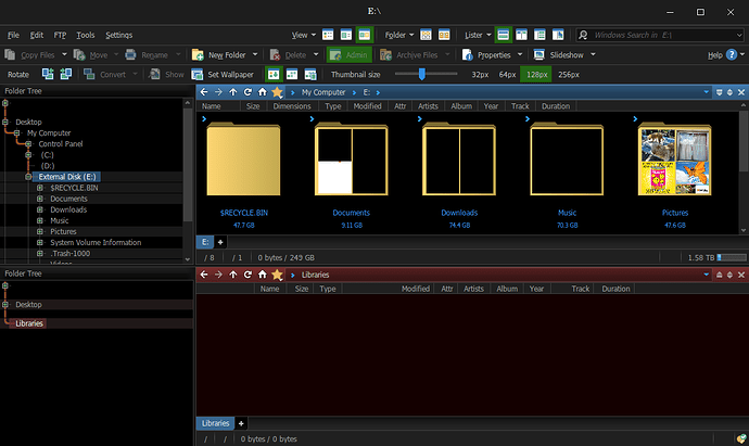 Folder overlays