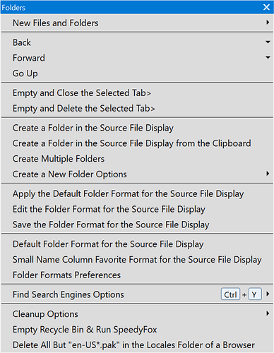 4-Folders Context Menu