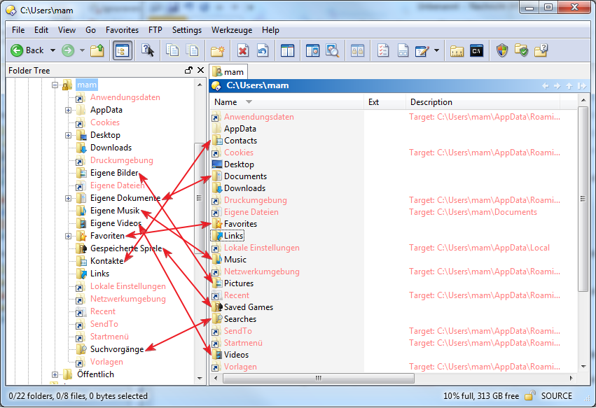 Same Name In Folder Tree And Folder Content Help Support Directory Opus Resource Centre