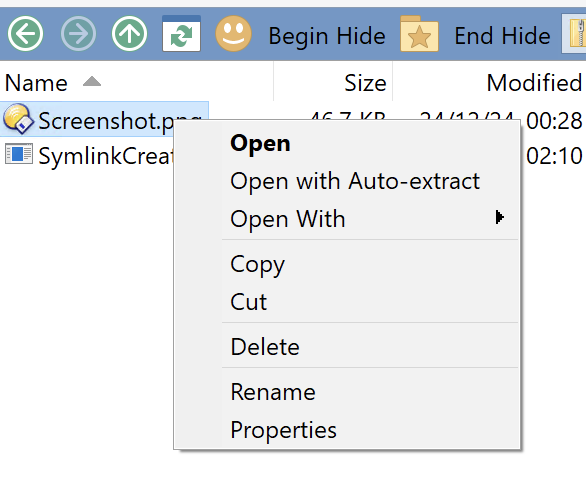 Auto-Extract Context Menu Only on ZIP Files? - Help &amp; Support 