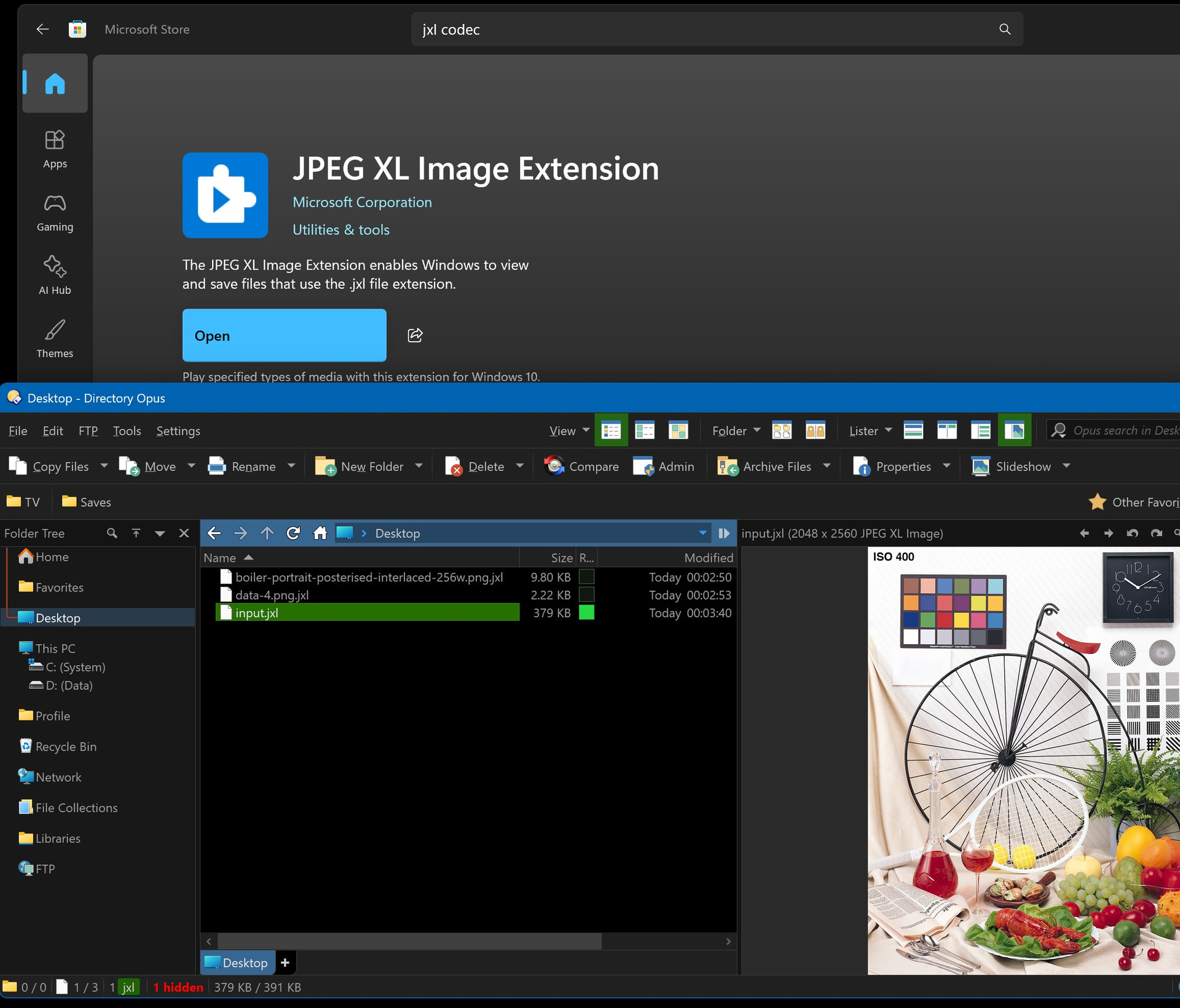 JXL images stopped showing in the Viewer Pane - Help & Support