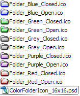 free color folder icons for windows 7