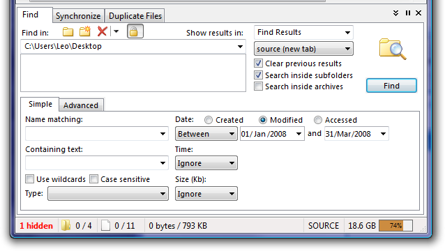 linux find file between two dates