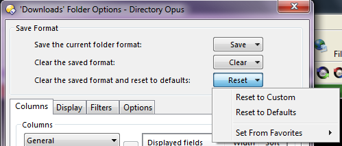 DOpus - Folder Options for Flat View 12