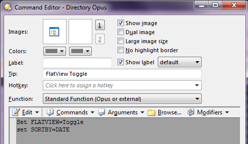 DOpus - Folder Options for Flat View 04