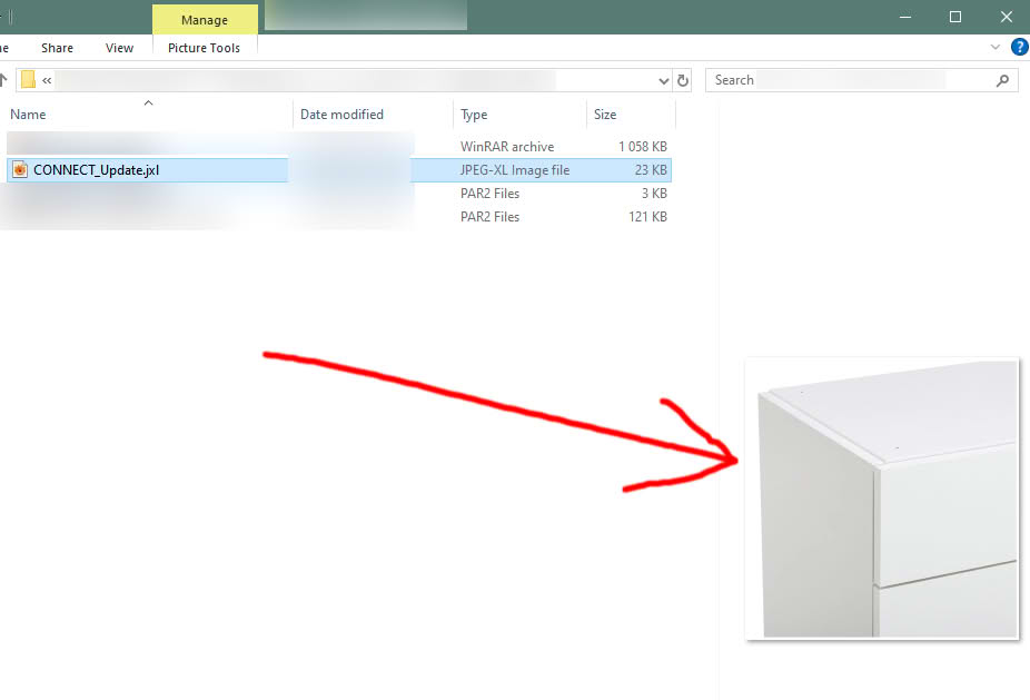 JXL images stopped showing in the Viewer Pane - Help & Support
